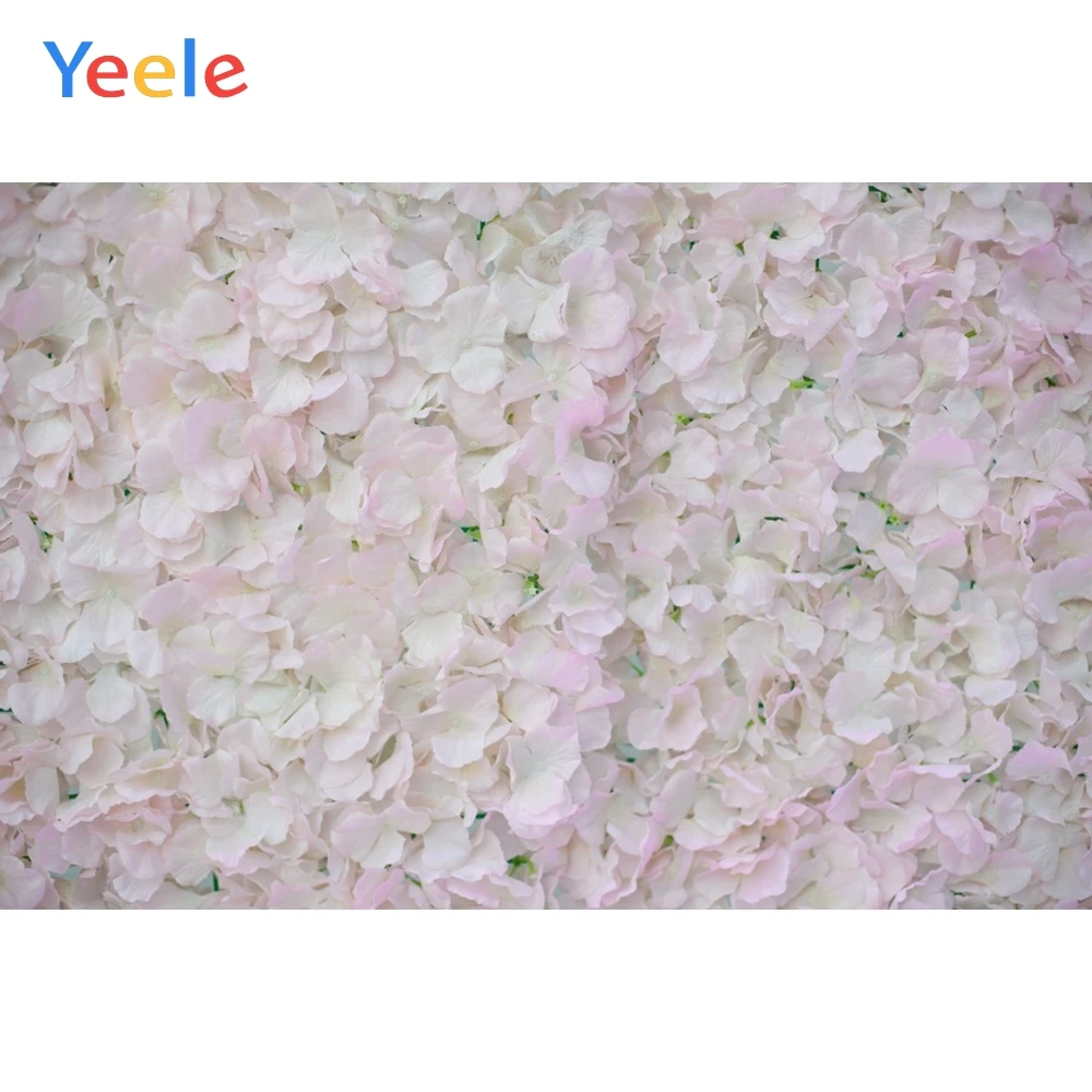 

Yeele Wedding Ceremony Pink Flowers Love Photography Backdrops Girl Birthday Party Photographic Backgrounds for Photo Studio
