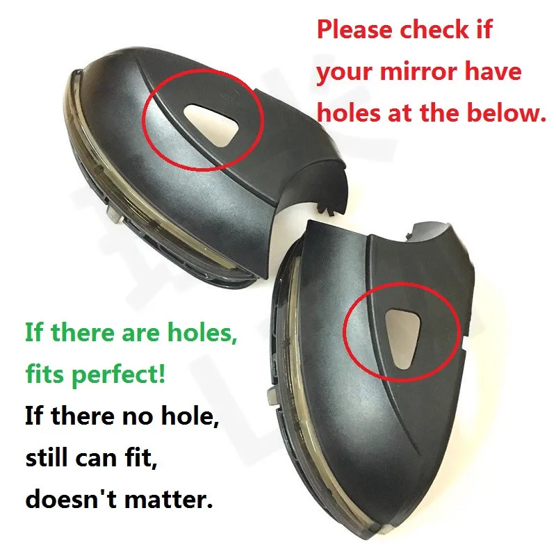 Динамический светодиодный индикатор, светильник поворота, боковое зеркало, подходит для VW Volkswagen Passat CC B7 Beetle EOS Scirocco R Jetta A6 GLI RLine