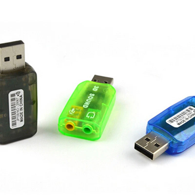 Внешний Plug and Play USB 2,0 Звуковая карта эхолот адаптер Алюминий сплав в виде ракушки аудио конвертер