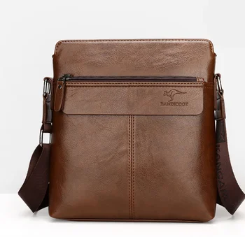

New fashion Casual men bags leather business travel messenger bag Brand Design men's shoulder bag Handbags for Men