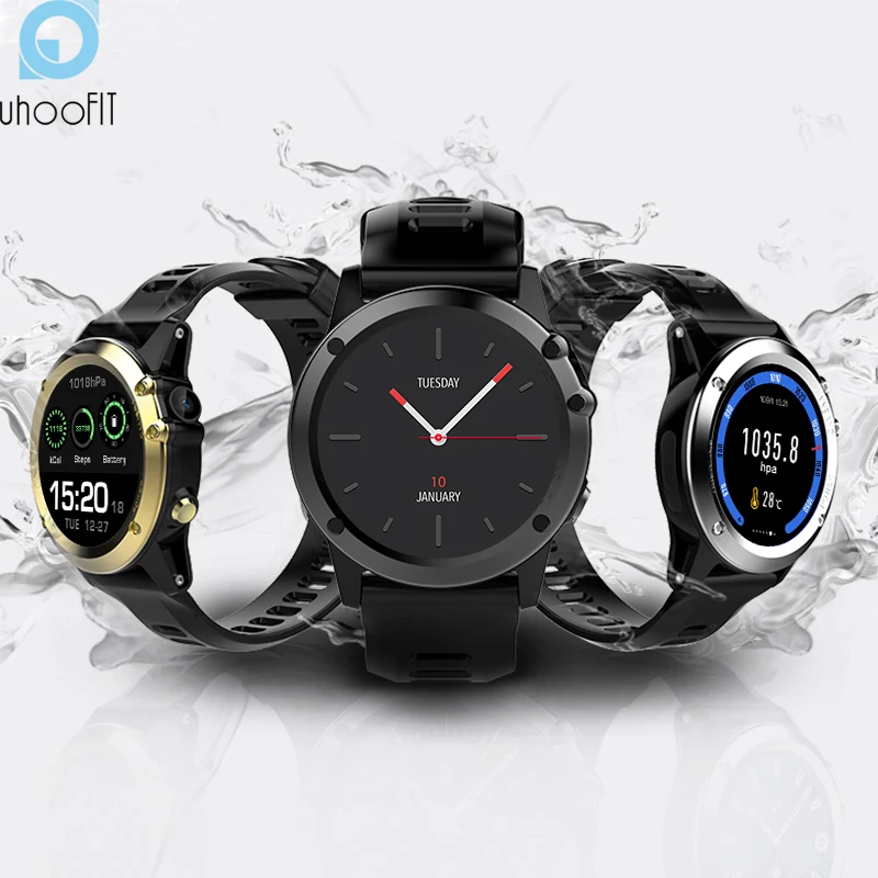 Uhoofit H1 Bluetooth Android Smart Watch Sport Водонепроницаемый высота термометр Монитор сердечного