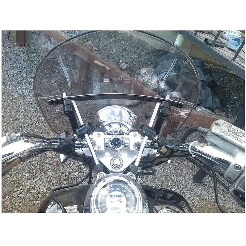 Лобовое стекло мотоцикла для Yamaha V Star 650 950 Virago 1000 1100 Vmax 1700 с рулем 7/8 &quotи 1&quot|windshield