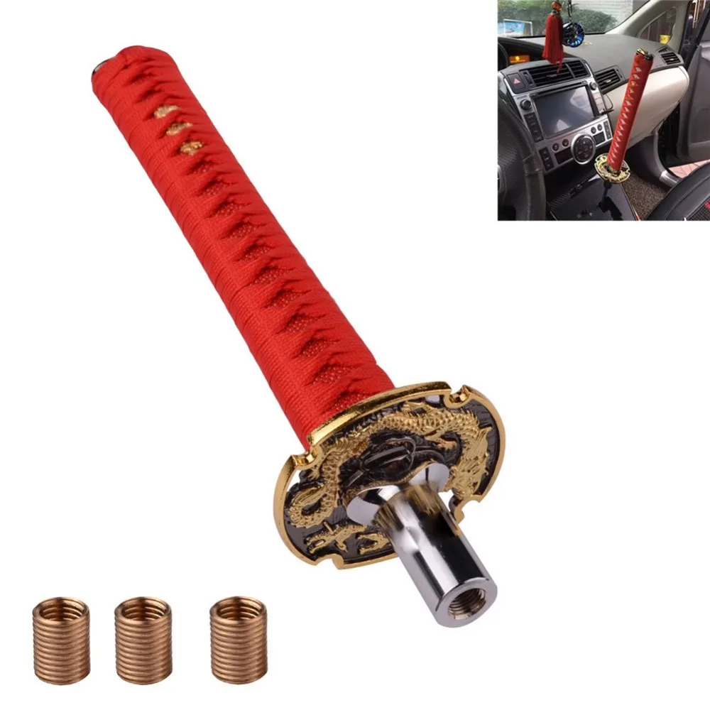 La nueva perilla de cambio de espada samurái, Palanca de cambio Manual de transmisión de carrera deportiva pesada de Metal, Palanca de cambio La nueva perilla de cambio de espada samurái, Palanca de cambio Manual de transmisión de carrera deportiva pesada de Metal, Palanca de cambio