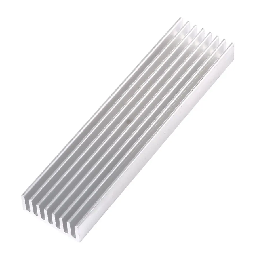 

100*25*10mm DIY Cooler Aluminum Heatsink Heat Sink Chip For IC LED Power Transistor
