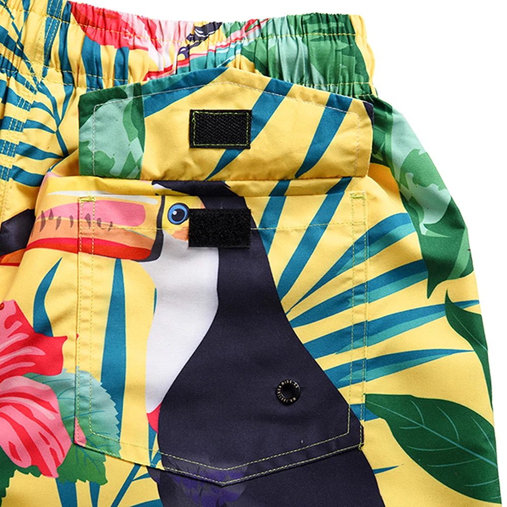 Quick Dry 3D Bird Board shorts for Men (12)