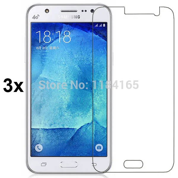Film for Samsung Galaxy J7 / J700 J700F Quality PET 3pcs/Lot Front Glossy LCD Screen Guard Protector | Мобильные телефоны и