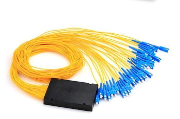 

Free Shipping ABS Box Fiber Optical PLC Splitter 1x32 SC/UPC Connector 2.0mm 1m