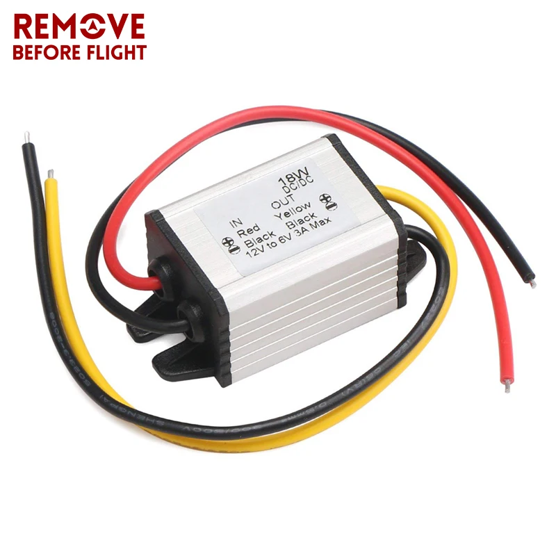 

12V TO 6V 18W Converter Car Inverters DC/ DC Adjustable Voltage Regulator Waterproof buck Power Supply Module