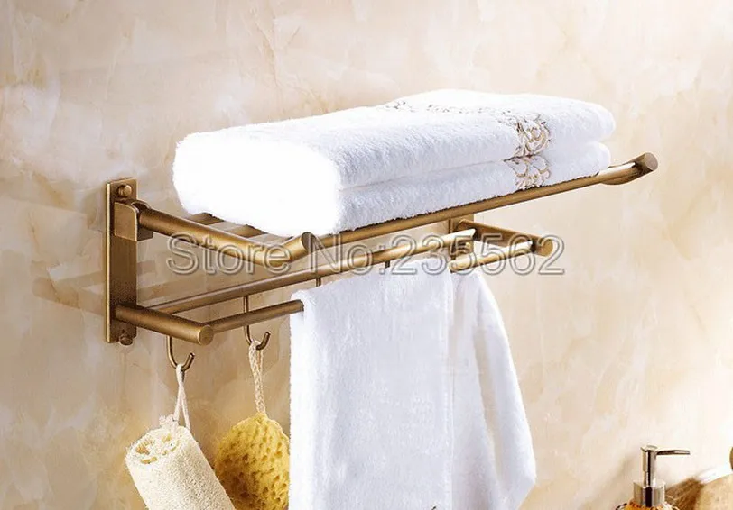 Antique Br Wall Mounted Bathroom Accessories Shower Towel Rack Antique Br Wall Mounted Bathroom