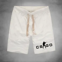 280 г хлопковые шорты для военных игр, мужские шорты CS GO с принтом, мужские пляжные брюки, Короткие повседневные однотонные брюки, летние шорты для мужчин