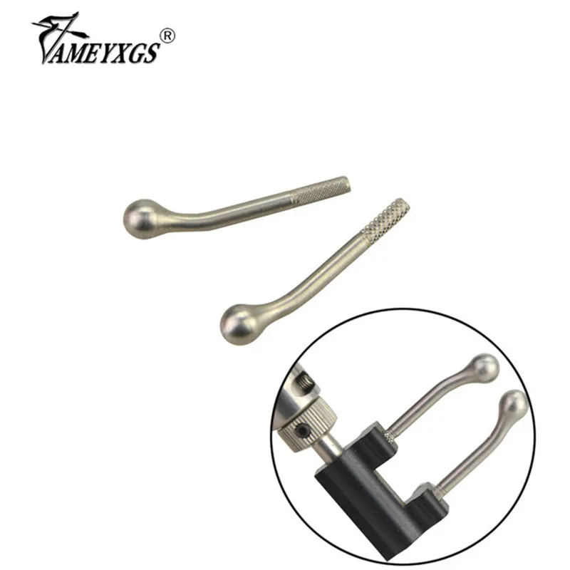 

2pcs Archery Arrow Rest Replacement Part Recurve Bow Shooting Arrow Rest Stainless Steel Accessories