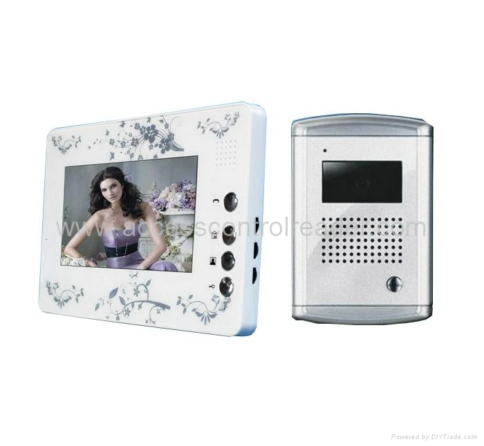 7 inch video font b door b font phone night vision with aluminium font b camera
