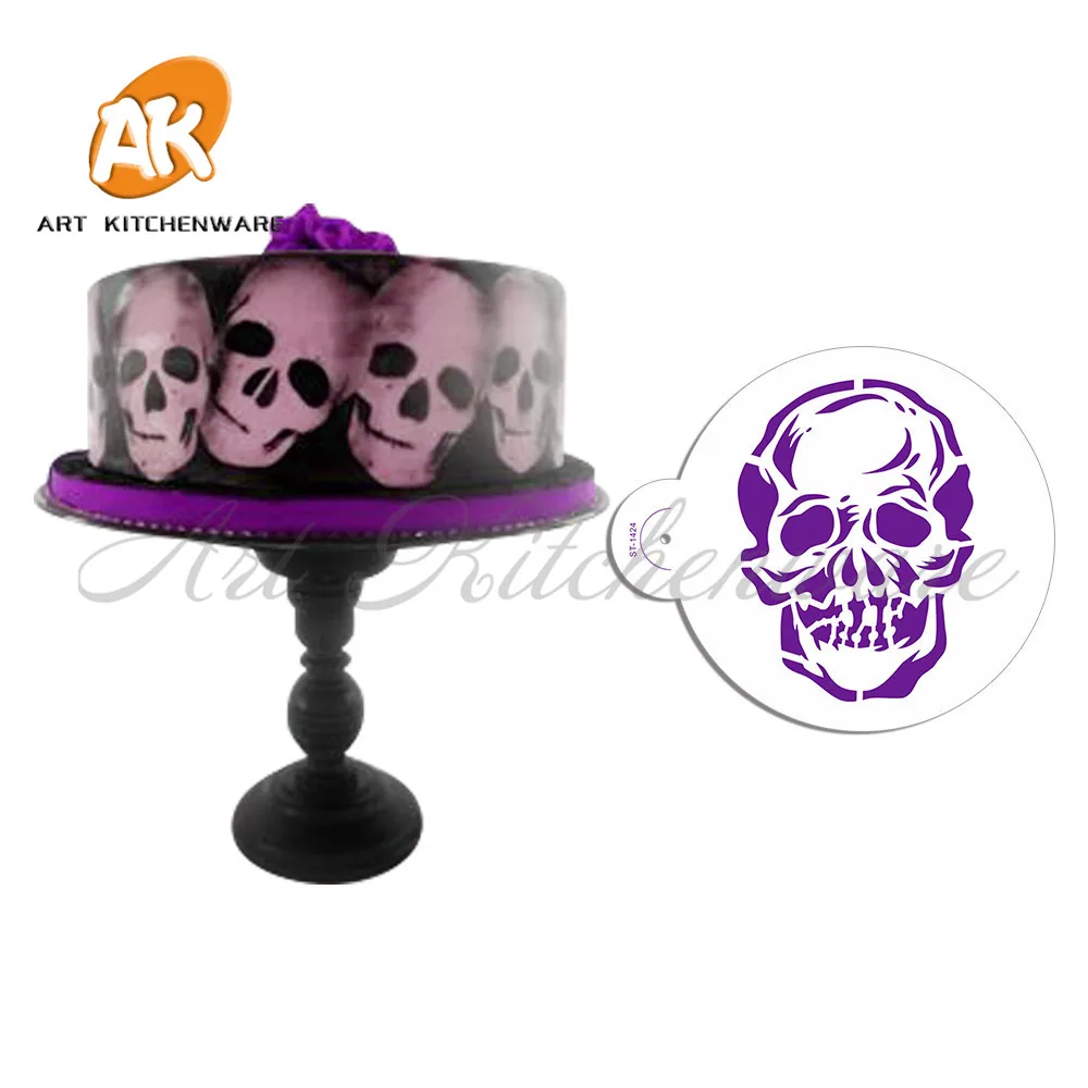 

Halloween New Style Cake Design Stencil Template Fondant Mold Cake Decorating Tool Kitchen Accessories cozinha ST-1424