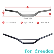 22 мм Диаметр винтажные руль для Honda CRF KTM, YAMAHA YZF Kawasaki KXF Suzuki WRF RM трекер. внедорожная ручка водителя