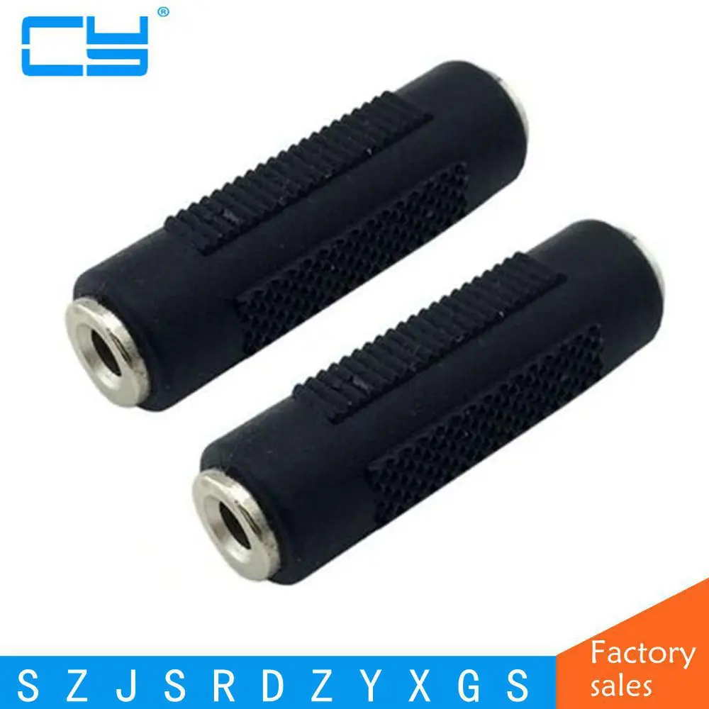 Stereo 3 5mm 1 8 Aux Female to Female Jack Audio Coupler Adapter F F