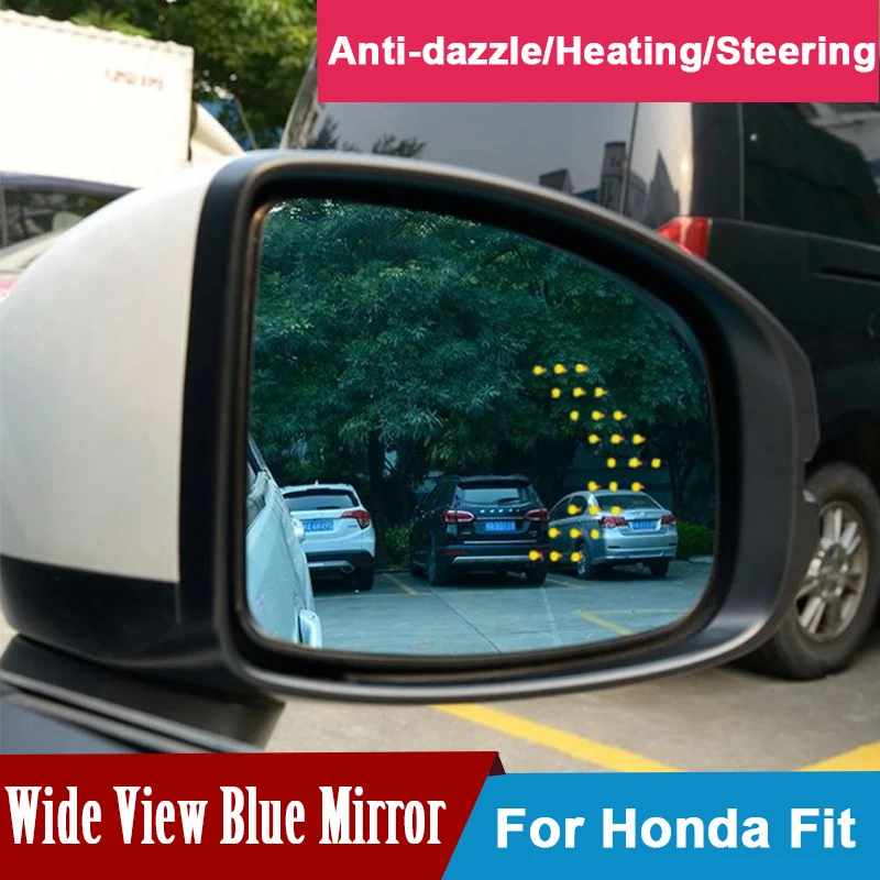 Синее боковое зеркало заднего вида для Honda Fit Jazz GE6 2007-2013 GK5 2014-2016 с несколькими