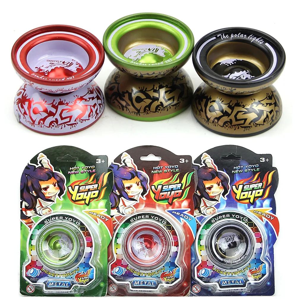 Aluminum Alloy YoYo Ball Bearing String Kids Children Professional Playing Toy