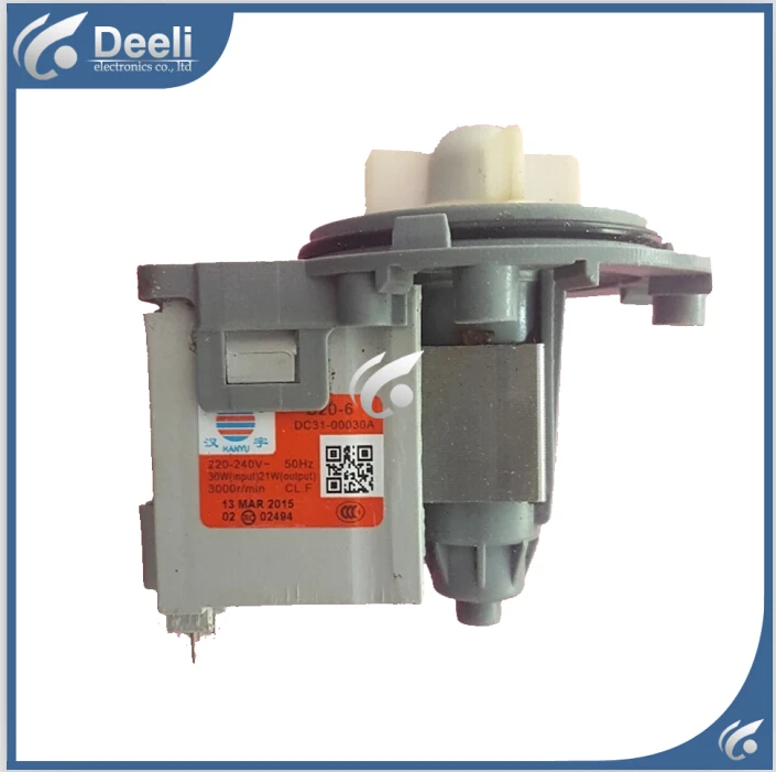 Original for washing machine parts Washing machine parts DC31-00030A B20-6 drain pump motor 30W good working