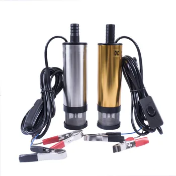 

DC 12V 24V electric submersible pump for pumping diesel engine oil fuel pump stainless steel housing camping fishing diving