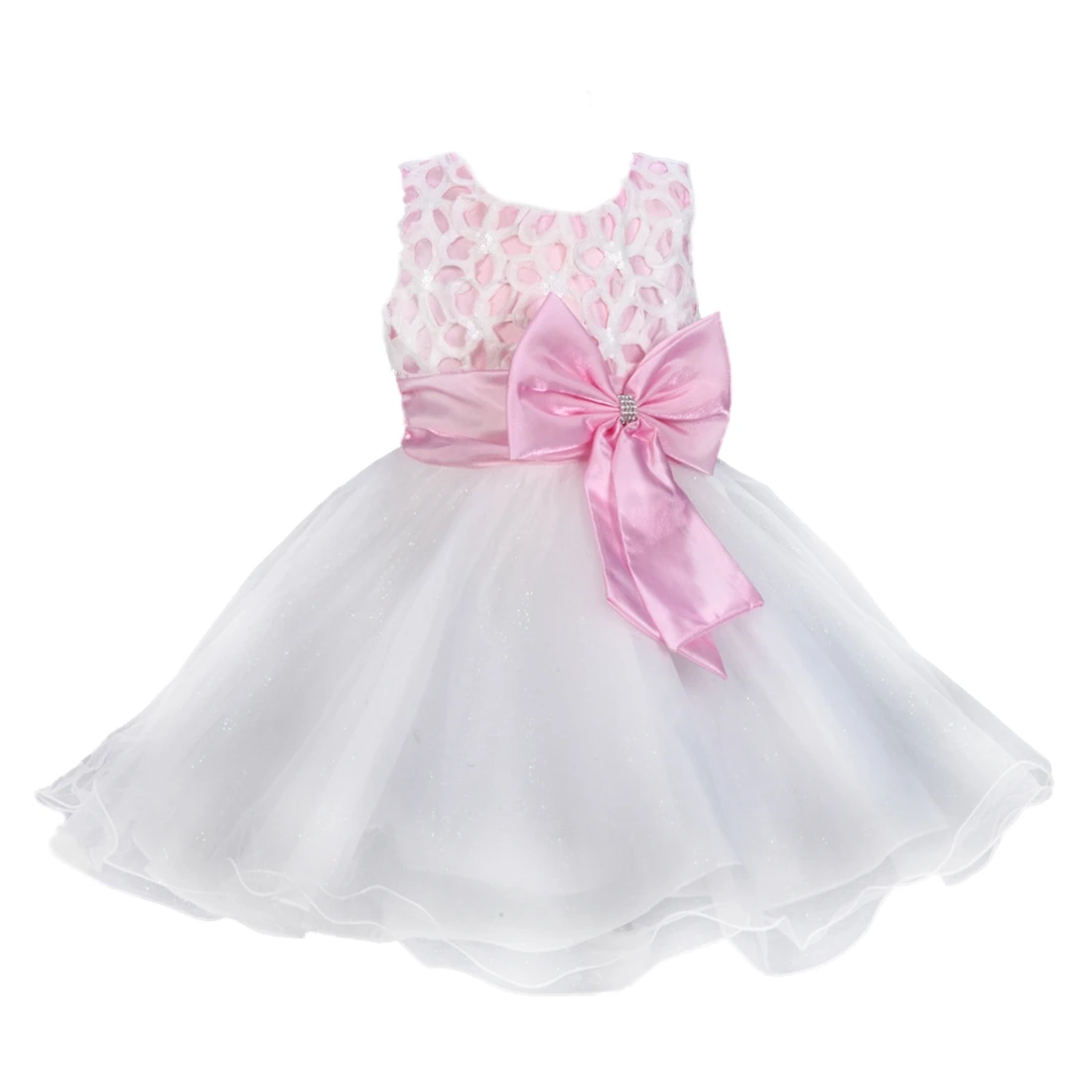 

KIDS GIRLS Formal Birthday OCCASION/PARTY TUTU DRESS BRIDESMAID LACE AGE Pink 11-12 Years