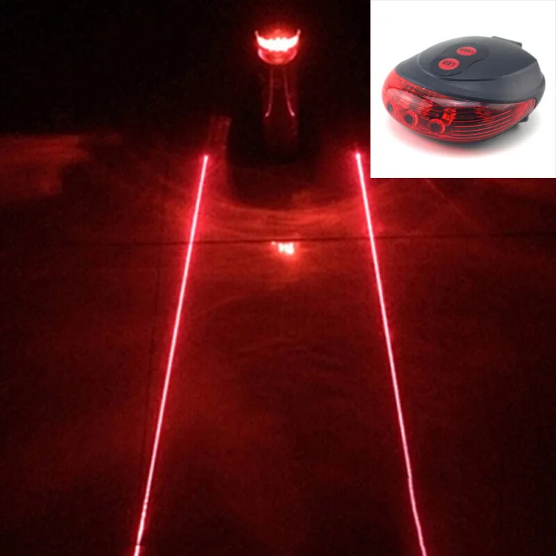 Flash Deal 1 Pcs Bicycle Light 5 Leds And 2 Lasers Mountain Road Bike Safety Night Lights Cycling Rear Tail Lamp Flashlight Taillight 0.22 5 Flash Deal 1 Pcs Bicycle Light 5 Leds And 2 Lasers Mountain Road Bike Safety Night Lights Cycling Rear Tail Lamp Flashlight Taillight 0.22 5