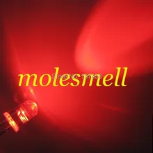 100 шт. 5 мм красный свет свечи мерцания очень яркий мерцающий красный светодиод светодиоды Прозрачный Объектив Светодиодная лампа