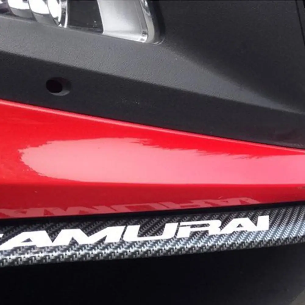 6*2,5 m Protector de coche parachoques delantero divisor de labios Universal de fibra de carbono parachoques de goma de estilo deportivo accesorios para picado de coche 6*2,5 m Protector de coche parachoques delantero divisor de labios Universal de fibra de carbono parachoques de goma de estilo deportivo accesorios para picado de coche