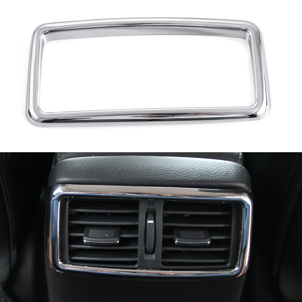Auto Accessories Interior Rear Air Condition Vent Cover Frame Trim For