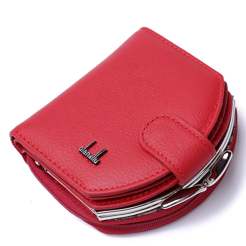 Hot!!! New Women Wallets Mini Genuine Leather Wallet Female Brand Small