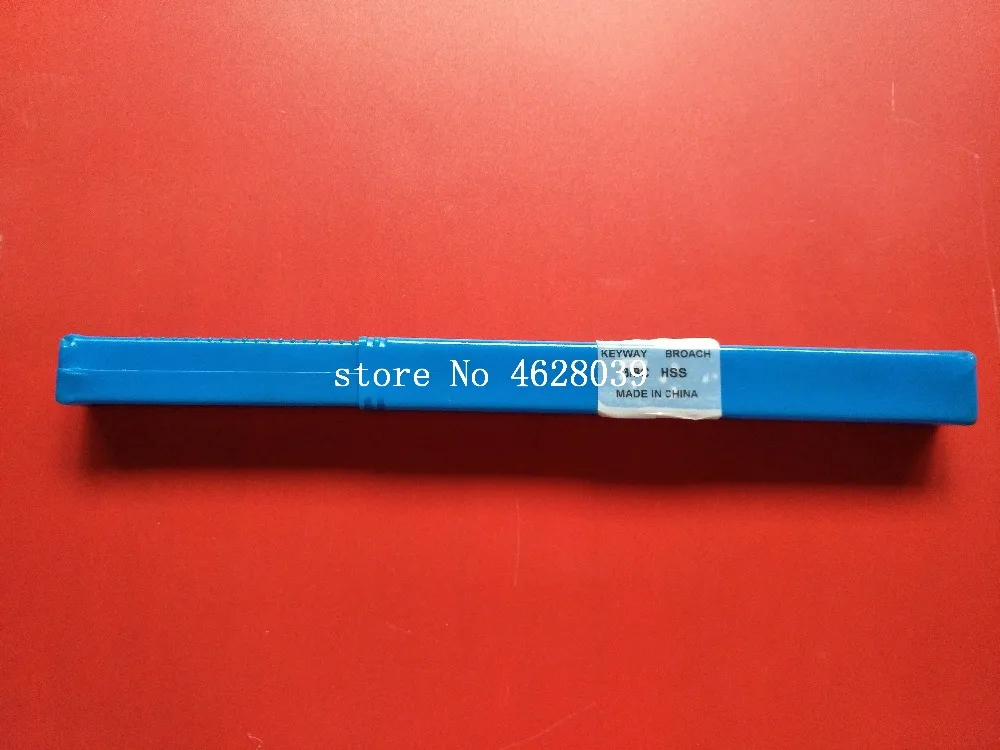 HSS Broach 3/8 C Push-Type Keyway Broach Inch Size Cutting for CNC Machine Tools with Shims