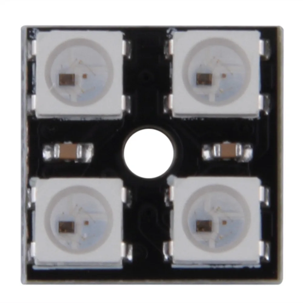 

WS2812B 2*2 4-Bit Full Color 5050 RGB LED Lamp Panel Light For Arduino High Quality