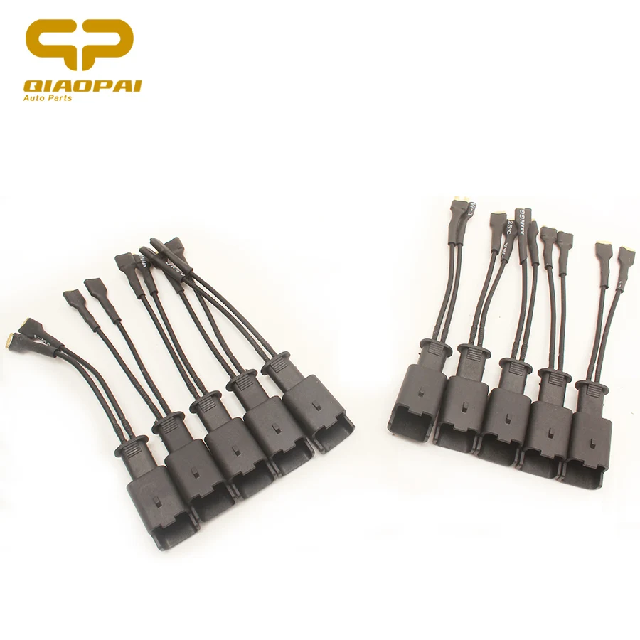 

10PC Car Snail Horn Siren Speaker Sound Electronics Disc Link Socket Conversion Plug for Peugeot 206 207 307 308 508 301 Citroen