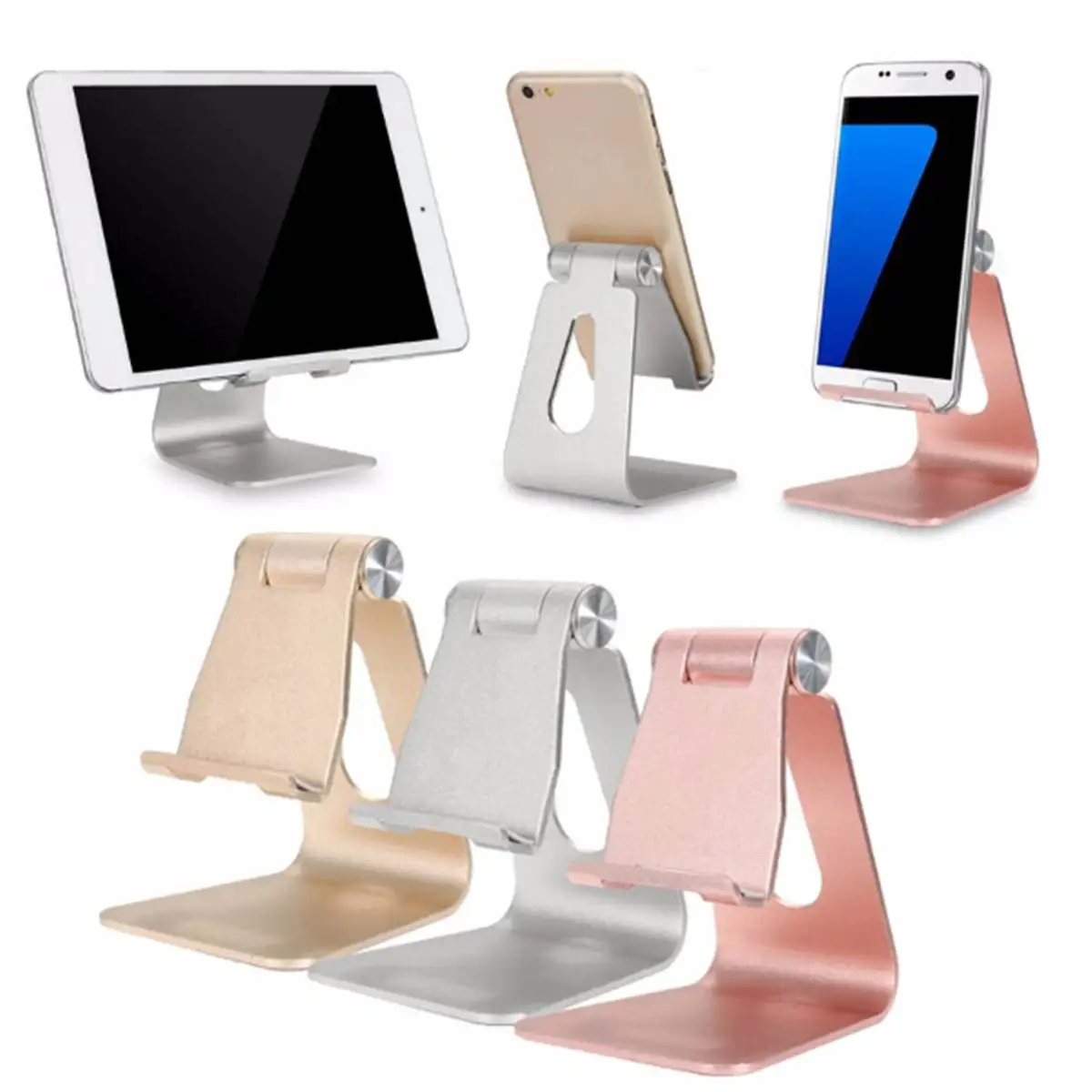 Подставка для iPad противоскольжения регулируемый металлический авто держатели планшета держатель Универсальный Подставка для планшета алюминиевая iPhone Kindle