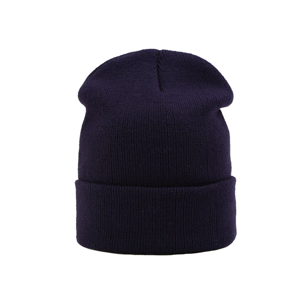 Вязаные шапки бини, женские зимние шапки, однотонные черные шапки бини для мужчин и женщин, женская зимняя уличная шапка, спортивная шапка