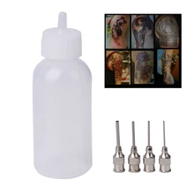 Насадки с бутылкой комплект аппликатор татуировки боди-арт краски делая набор инструментов
