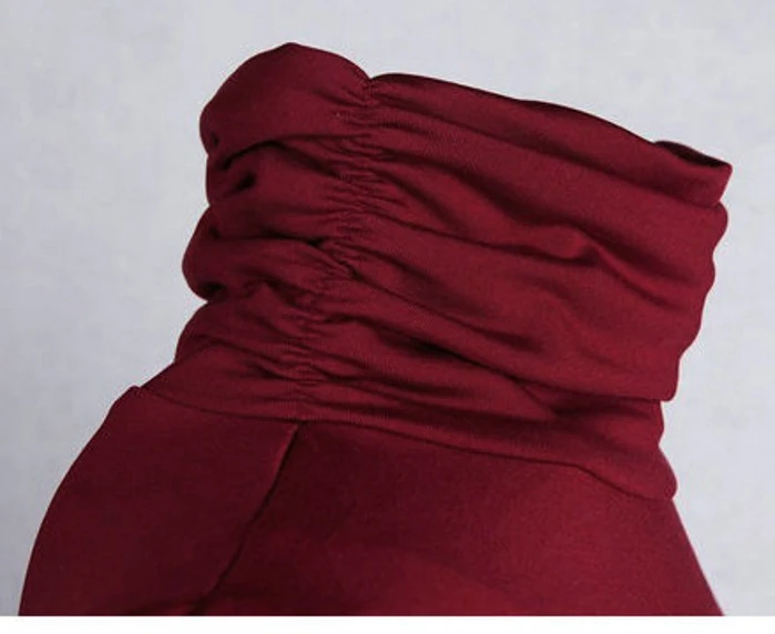 New High Quality Fashion Autumn Winter Piles Turtleneck Sweater Women Elastic Pullovers Long Sleeve Plus Size Girls Clothing 952