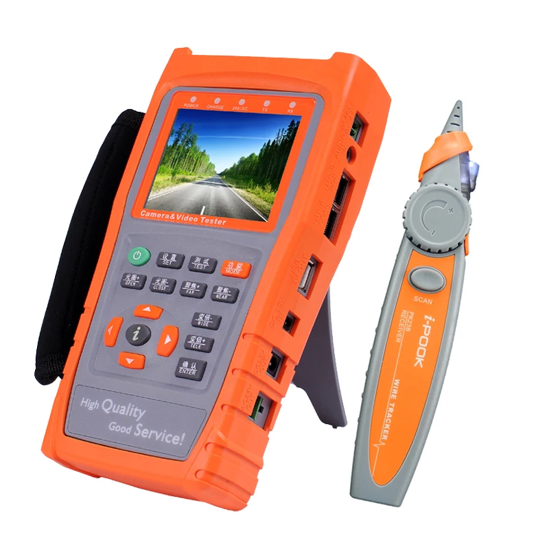 NEW 3.5" HD Handheld IP CCTV Camera Tester Monitor AHD CVBS PTZ UTP