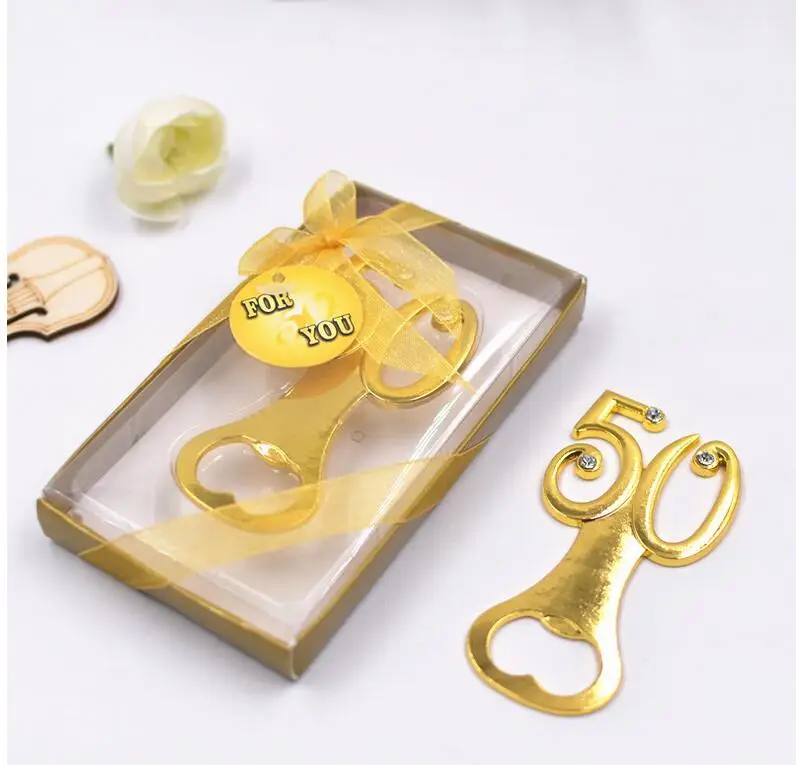 

DHL Free shipping 50 alloy beer bottle opener wedding gifts Europe and the United States small gift opener