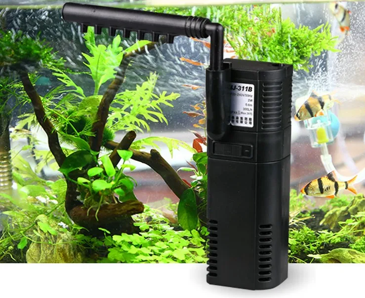 

HJ-111B Type 2W Fish Tank Internal Aquarium Water Pump With Three Function Filtering, Oxygen Aeration and Water Circulation