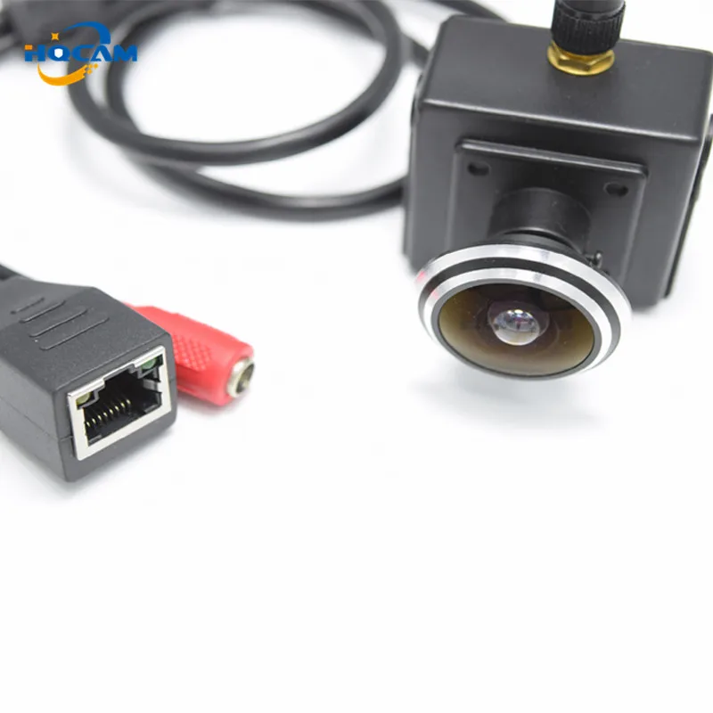  HQCAM CAMHI 720P mini wifi IP camera wireless webcam 1.78 mm wide Angle fisheye lens support SD car