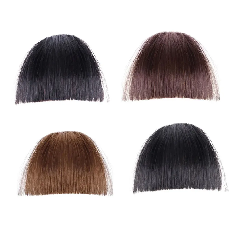 Buy Clip In Synthetic Blunt Bangs Short Invisible