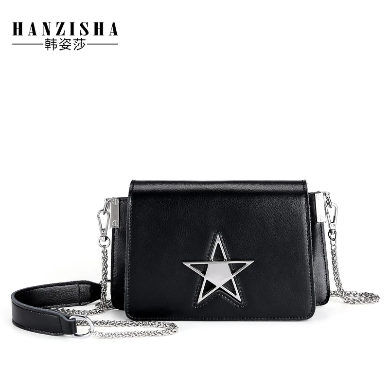 

2019 Genuine Leather Women Flap Bag Fashion Design Chains Women Crossbody Bag Famous Brand Bag Women Messenger Bag bolso mujer