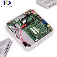 Без вентилятора неттоп домашнем компьютере Intel i5 4200U Dual Core, HTPC, HDMI VGA, 4 * USB3.0, Windows 10 4 * USB 3.0 Mini PC мини-Desktop