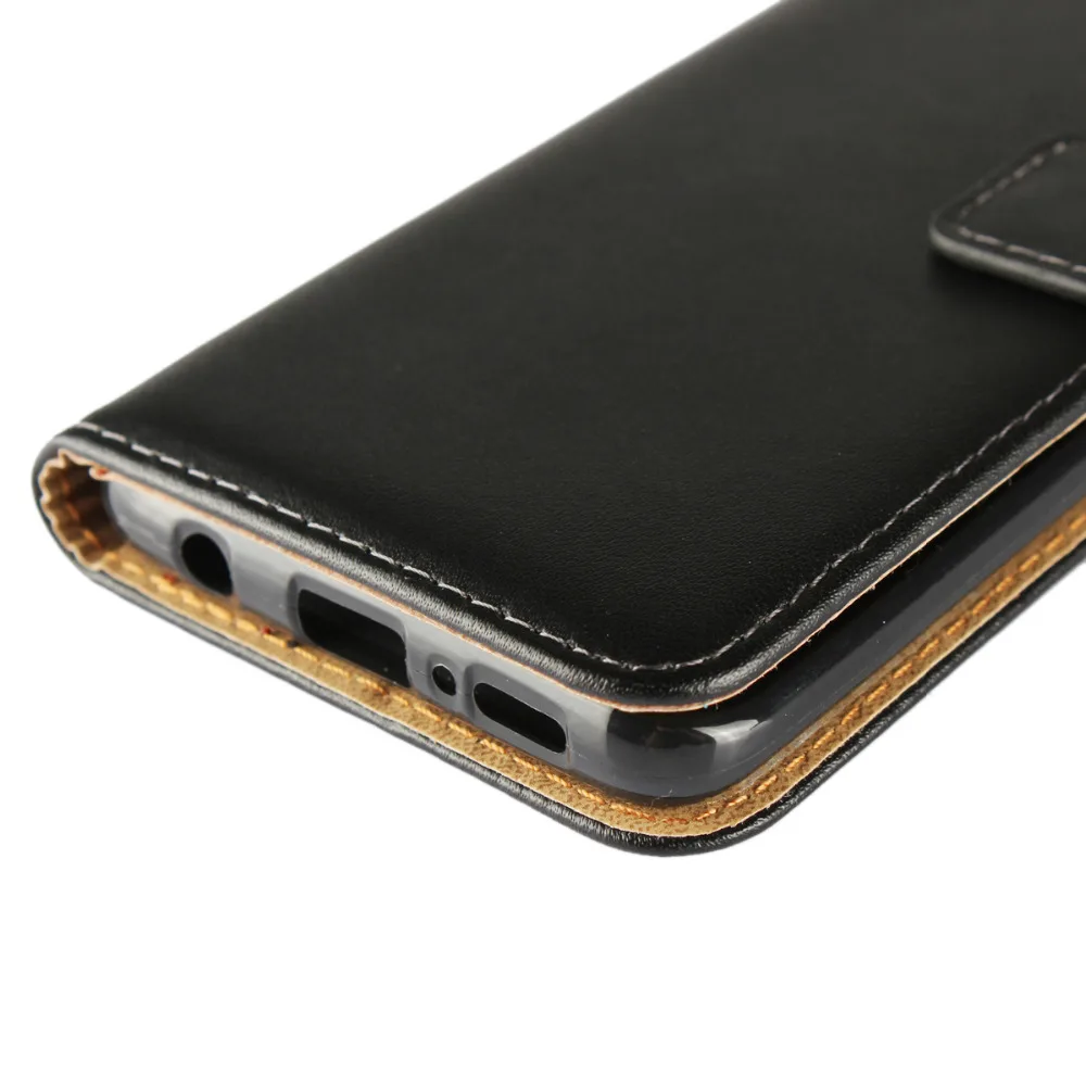 Genuine Leather Wallet Card Slot Flip Case Cover For Samsung Galaxy S9 S9 Plus Phone Bag Pouch Capa With Kickstand Coque For S9 8