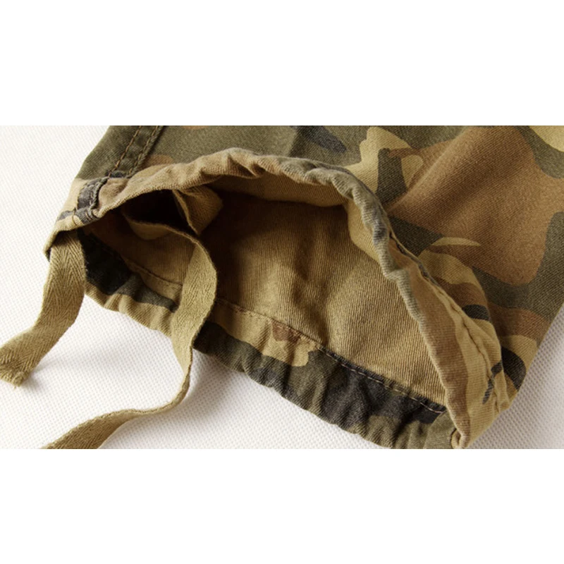 Acampar al aire libre senderismo Camo pantalones desgaste de Nylon resistente recta pantalones de Trekking de montaña pesca al aire libre