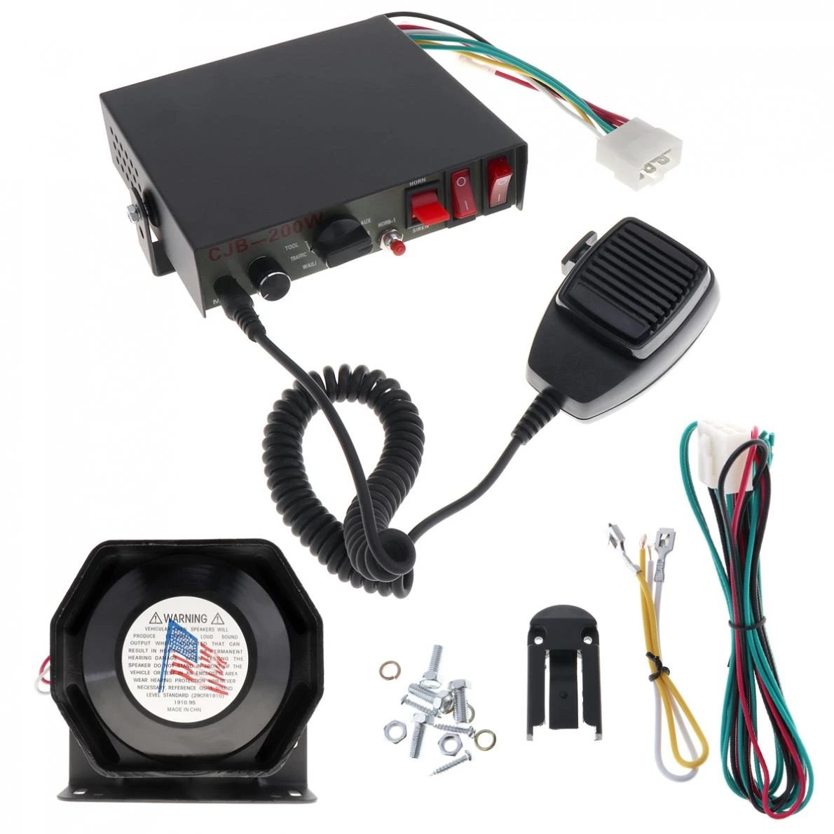 car pa system no siren