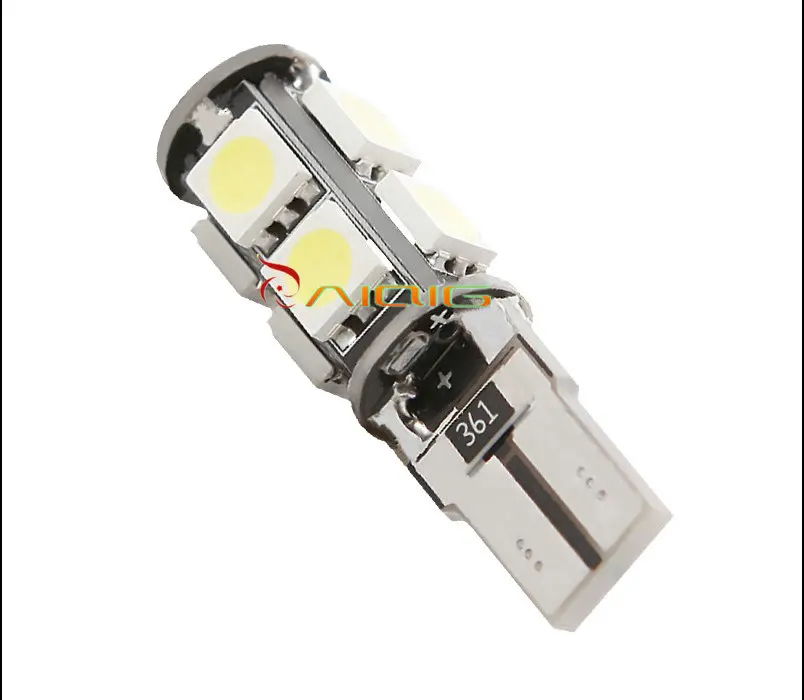 T10 9 SMD 5050 CANBUS OBC без ошибок Светодиодная лампа W5W 501 dash светодиодные автомобильные