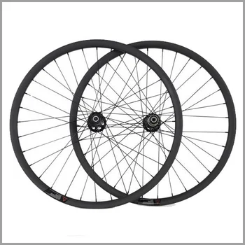 

full carbon fiber mountain bike wheels height 20mm width 30mm clincher carbon 29" mtb bike wheels with Novatec hub 3k matte