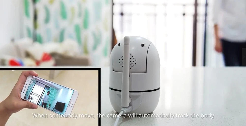 SUCAM HD 720P Mini Wifi IP Camera Pan Tilt Auto Tracking Motion Detection Two Way Audio YCC365 Wireless Camera Baby Monitor  8