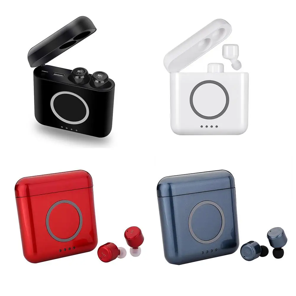 

Touch Control Wireless Bluetooth Headset With Charging Box Portable Stereo High Quality In-ear For Mobile Phones Computers New